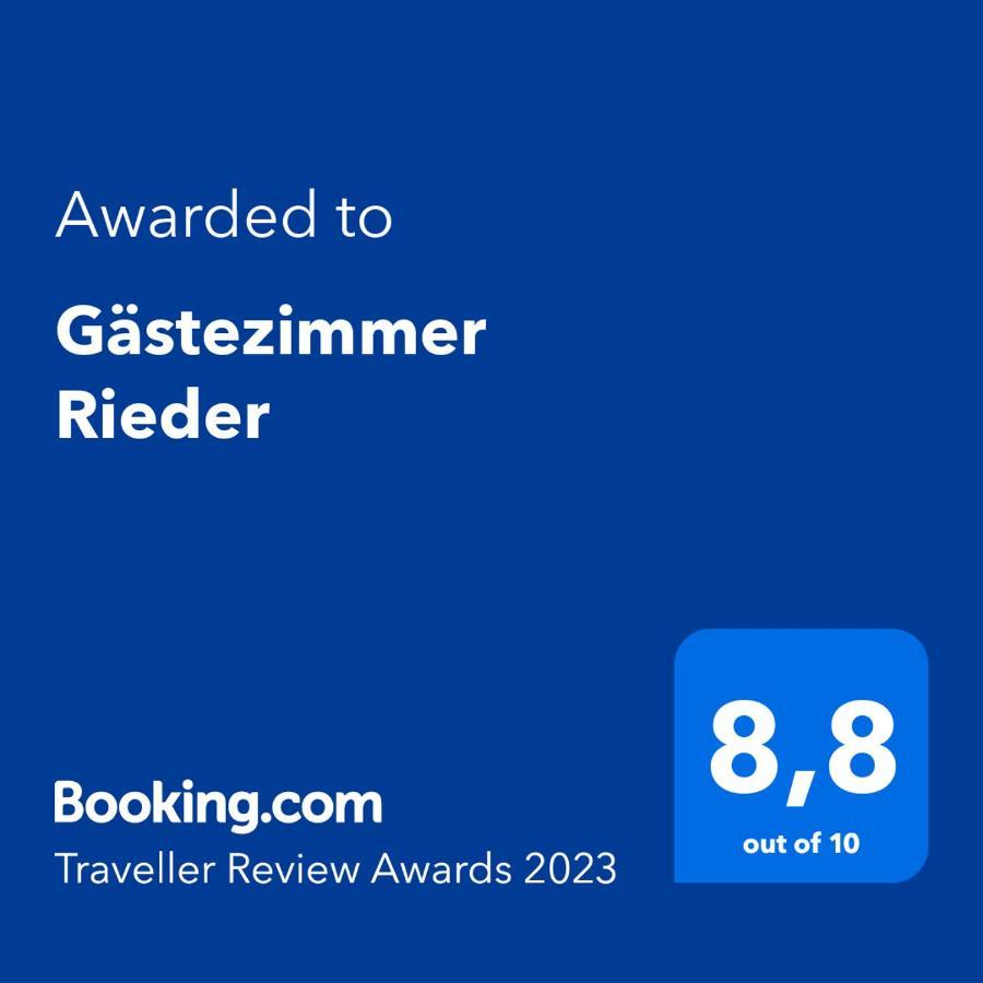 Gaestezimmer Rieder Staatz Buitenkant foto
